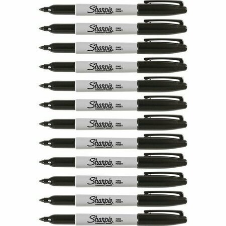 SANFORD INK MARKER, SHARPIE, FN, BK, UPC, 12PK SAN30051DZ